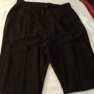 Le Suit II'  trousers/pant Size 20W. Black lined. Zip front, see photos.